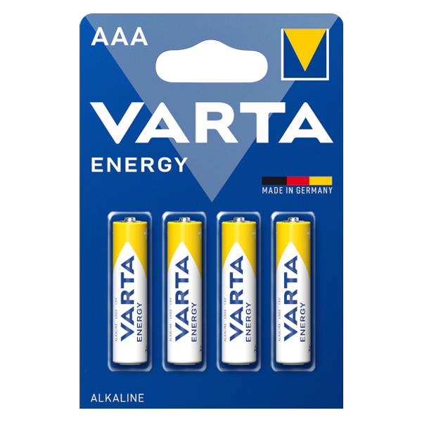 Алкални батерии Varta Energy AAA LR03 Made in Germany VARTA Alkaline Energy са идеалните батерии за стандартни приложения, кои