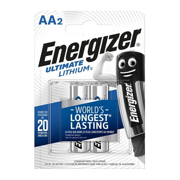 Energizer Ultimate Lithium AA LR6 L91 1.5V 3000 mAh Energizer Ultimate Lithium AA LR6 L91 1.5V 3000 mAh