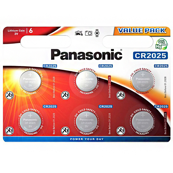 Батерия PANASONIC CR2025, DL2025, BR2025, 2025 3V Литиева батерия PANASONIC CR2025 3V Батерия PANASONIC CR2025, DL2025, BR2025, 2025 3V Литиева батерия PANASONIC CR2025 3V