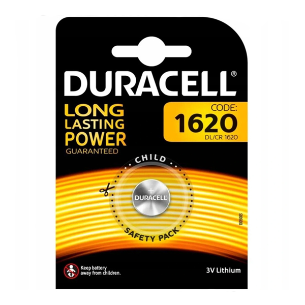 Батерия DURACELL DL1620, CR1620, BR1620 3V Батерия DURACELL DL1620, CR1620, BR1620 3V