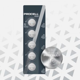 Duracell Procell CR2025 185mAh 3V Lithium 2025, CR2025, DL2025, BR2025 Duracell Procell