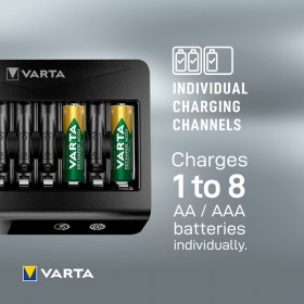 Зарядно устройство Varta от 1 до 8 броя батерии АА и ААА
