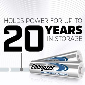 4 броя Литиеви батерии Energizer Ultimate Lithium AAA LR03 L92 1.5 V
