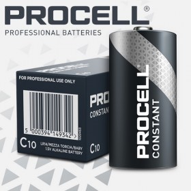 duracell Procell Constant Alkaline Power C, LR14, PC1400 1.5V 9,038 mAh MADE IN USA ПРОИЗВЕДЕНИ В САЩ  Индустриалните батерии Procell Alkaline Constant Power C са идеални за захран