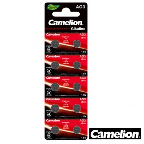 Батерии CAMELION Alkaline AG3 , LR736 , 392 , LR41 1.5V