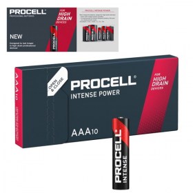 Алкална батерия PROCELL INTENSE AAA , LR03 , MN2400 1.5V 1461 mAh Професионална серия алкални батерии Duracell Procell Intense ALKALINE AAA, LR03, MN2400 1.5V 1461 mAh