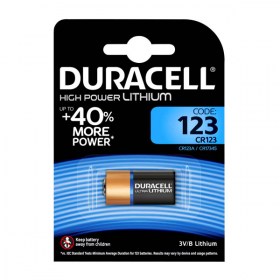 DURACELL Батерия CR123 123 HIGH POWER LITHIUM CR123A, DL123A, 123, EL123, A123 3V Made in USA Литиева батерия Duracell 123 HIGH POWER LITHIUM + 40% MORE POWER