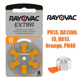 Батерия Rayovac Extra Advanced 13, PR48, PR13, ZA13, DA13, 13A, 1.4V