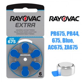 Батерия Rayovac Extra Advanced 675, PR44, PR675, ZA675 DA675, 1.4V