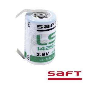 bateriya-saft-ls-14250-s-plastini-za-zapoyavane-3.6v-12-aa,-li-socl2-ls14250clg,-ls14250hbg