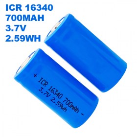 Презареждаема Li-ion батерия ICR 16340 700MAH 3.7V